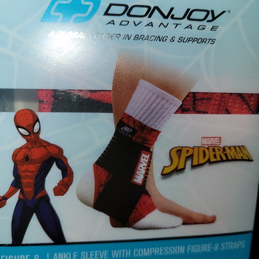 Donjoy Ankle Sleeve With Compression Figure 8 Strap New